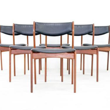 Mid Century Dining Chairs by Farso Stolefabrik Denmark 