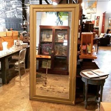 Full Length Old Molding Mirror. Available at Trohv DC. $450. 77&quot;H x 38&quot;L. #localartist #reclaimed #vintage