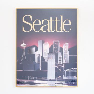 Seattle Skyline in Lucite by HomesteadSeattle