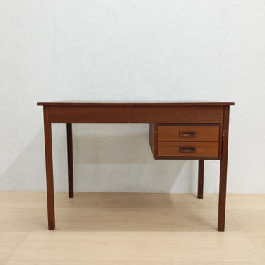 Vintage Danish Modern Teak Desk / Dressing Table / Vanity 