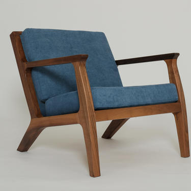 Mid century Modern Lounge Chair, Retro Chair, Handmade Lounge Chair 