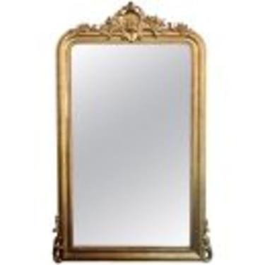19th Century Louis Philippe French Giltwood Mirror