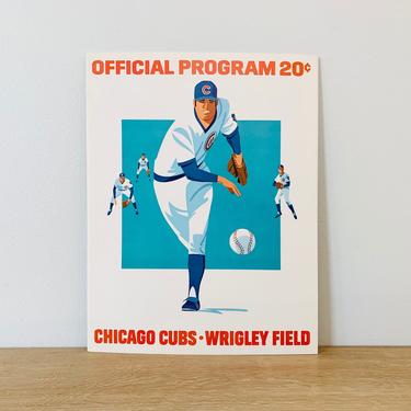 Vintage Chicago Cubs Vs. Houston Astros 1975 Score Card Program 