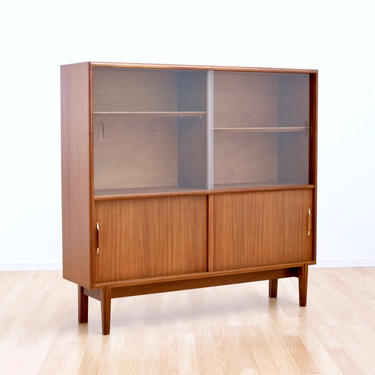 Mid Century China Cabinet Bookcase by Beaver &amp; Tapley of London 