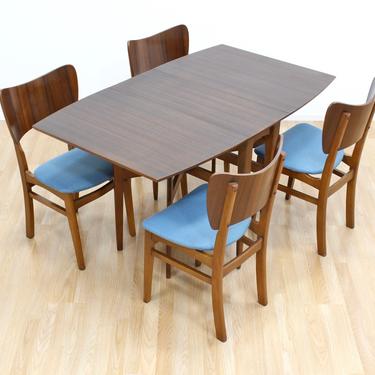 Mid Century Table & 4 Chairs by Lifetime Furniture 