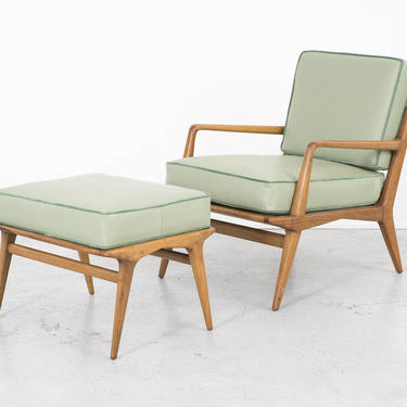 Carlo di Carli Lounge Chair + Ottoman 