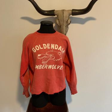 Vintage 40s/50s Crewneck Sweatshirt “Goldendale Timberwolves 