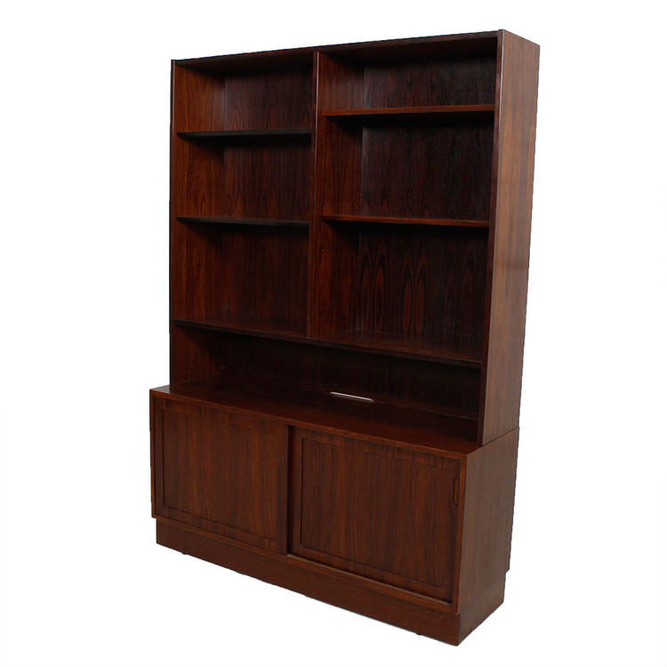 Danish Rosewood Display Cabinet / Bookcase by Hundevad, Denmark