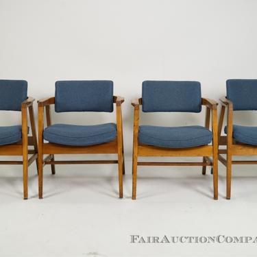Set of Four Gunlocke Chairs