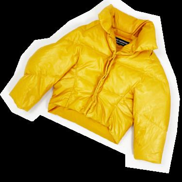 Junya Watanabe F/W 2004 yellow puffer jacket