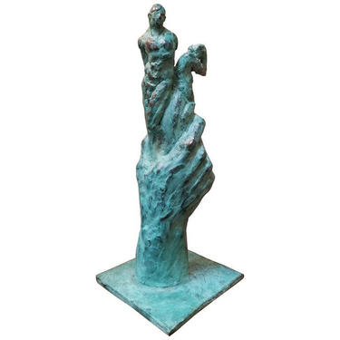 Bronze Sculpture Figures and Hand 