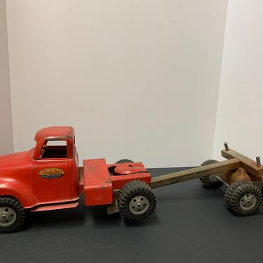 Vintage 1950s Tonka Truck with Detachable Trailer 