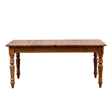 Ethan Allen Farmhouse Pine Table with Drawer 