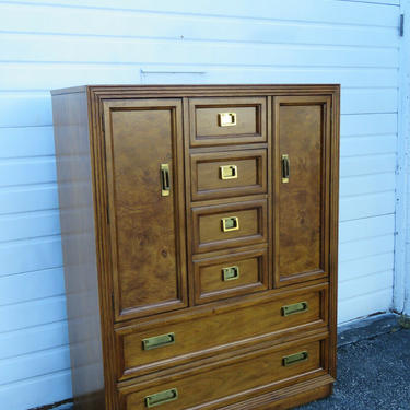 Hollywood Regency Tall Chest of Drawers Wardrobe by Thomasville 1514
