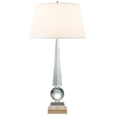 SUZANNE KASLER FOR CIRCA LIGHTING &#8220;LEIGH&#8221; CRYSTAL TABLE LAMP