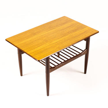 Danish Modern / Mid Century Rectangular Teak Side Table - G-Plan -  IB Kofod Larsen — B 