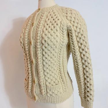 Vintage Classic Cable Knot Sweater Size Xs/ S 
