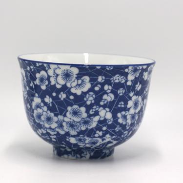 vintage oxford blue calico bowl 