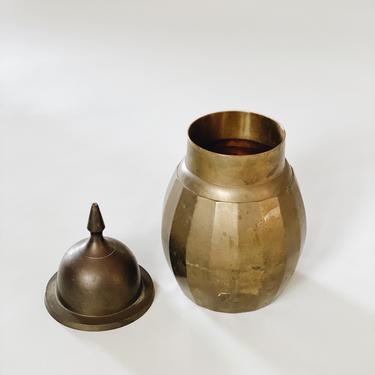 Brass Lidded Container