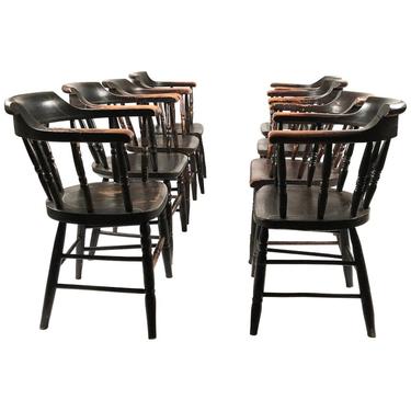 Set of 8 Matched Captain's Dining Chairs