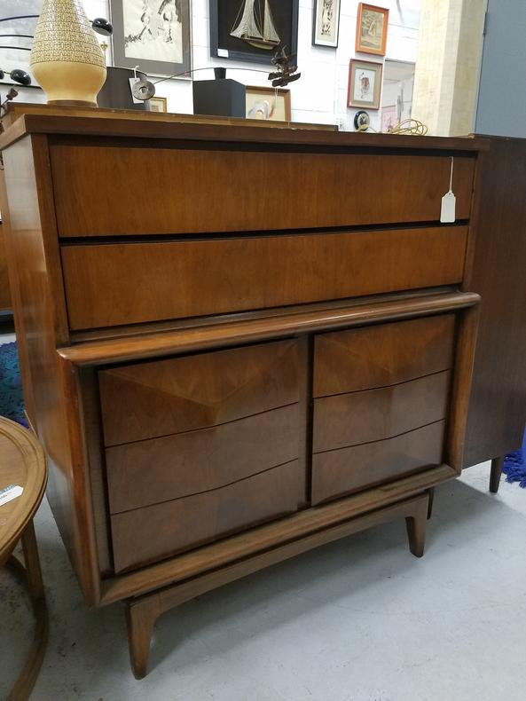 United Furniture Mid-Century Tall Chest