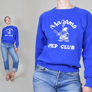 1960&#39;s Pep Club Sweatshirt | Mazama Pep Club Sweater 