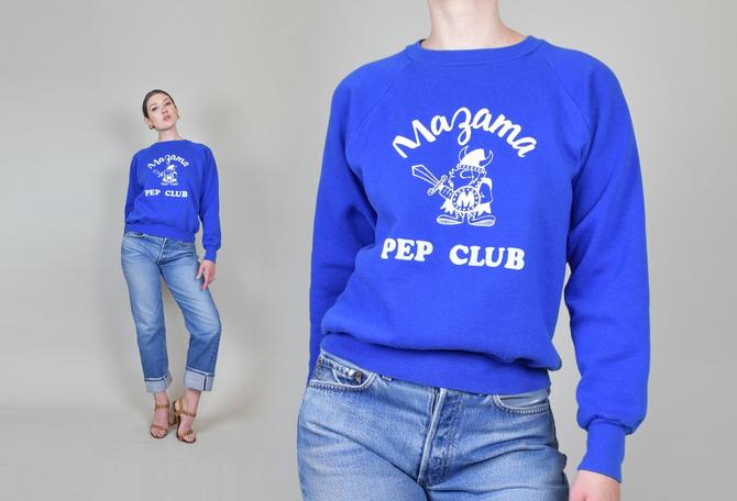 1960's Pep Club Sweatshirt | Mazama Pep Club Sweater 