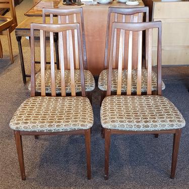 Item #MA1 Set of Four “G-Plan” Rosewood Dining Chairs c.1960