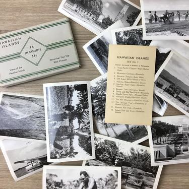Hawaiian Islands souvenir snapshot folio - Set No. 3 - vintage travel 