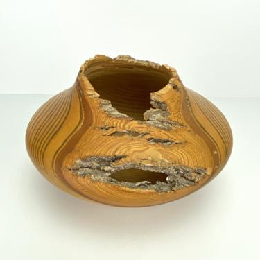 Amazing Marquita Green 1993 Ash Zebra Hand Turned Wood Bowl Wooden Art Artisan Signed 