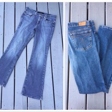 vintage 80s 90s Calvin Klein Jeans denim, vintage jeans / bootcut flare jeans, vintage denim / vintage Calvin Klein jeans, ladies 90s jeans 