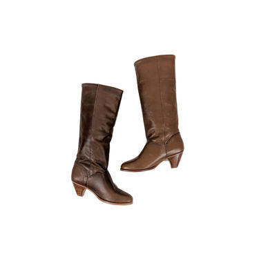 fryeyay | NEW | vintage 80s frye boots | vtg 1980s fashion boot | unworn | knee | leather | 8/8.5 