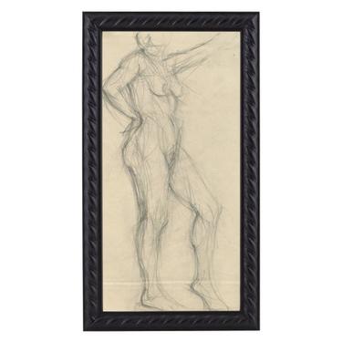 Vintage French Figure Study - Rope Frame #3