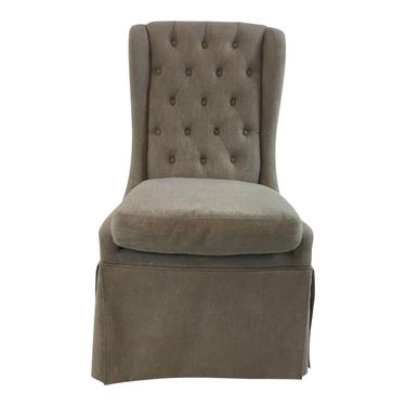 Aiden Gray Issac Tufted Back Parsons Chair