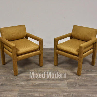 Thayer Coggin Parsons Chairs - A Pair 
