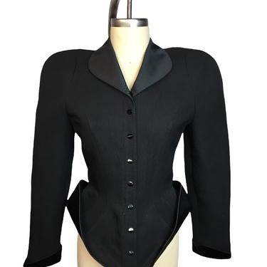 Vintage 1988 Thierry Mugler Les Infernales Collection Structured Blazer 