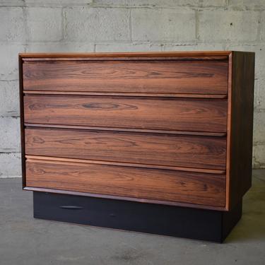 Mid Century MODERN ROSEWOOD DRESSER chest by Westnofa, Made in Norway 