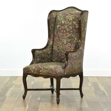 Freman Designs Queen Anne Style Wingback Armchair