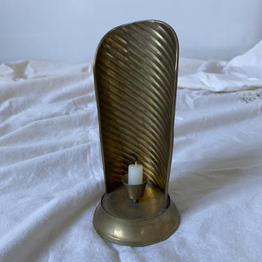 Brass Wall Mount Candle Holder 