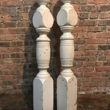 Victorian Newell Post Architectural Salvage Staircase Decor 