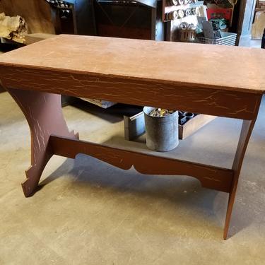 Painted Plywood Trestle Table