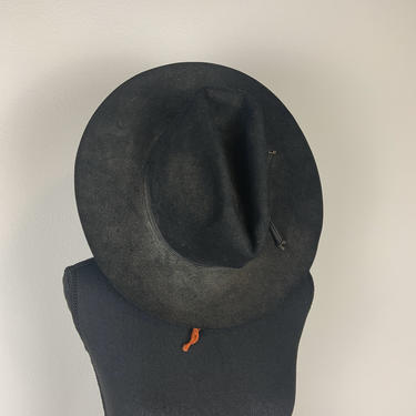 Vintage Western Trails “10 Gallon” Cowboy Hat The Trophy Size 7 3/8 