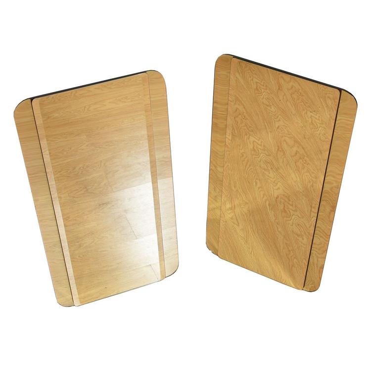 Pair of Large Mirrors with Rounded Corners