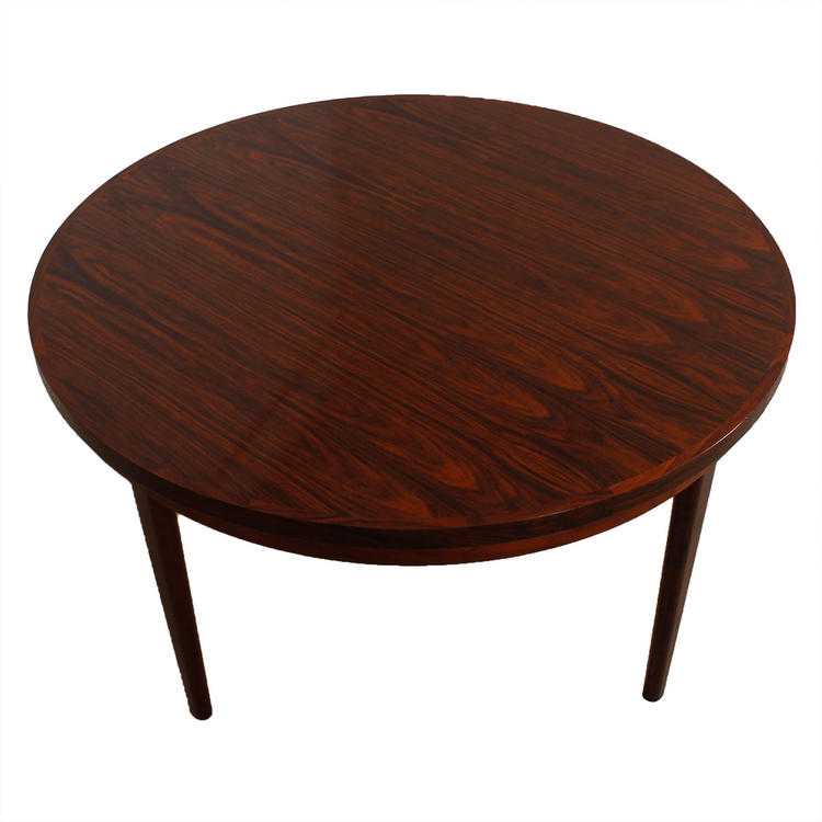 Lotus Flip-Flap Danish Rosewood Expanding Dining Table by Dyrlund