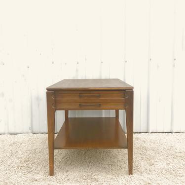 Mid Century Single Drawer End Table by Mersman