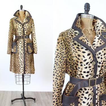 1970s 1972 LILLI ANN documented leopard print jacket coat medium | new winter 