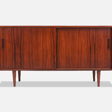 Danish Modern Rosewood Credenza by Carlo Jensen for Hundevad & Co. 