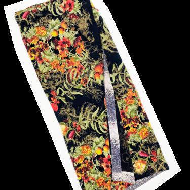 Jean Paul Gaultier floral print wrap skirt