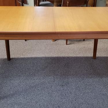 Item #W39 Mid Century Double Butterfly Leaf Dining Table by McIntosh c.1960
