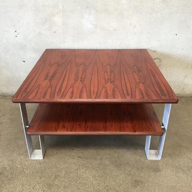 Mid Century Exotic Wood Table